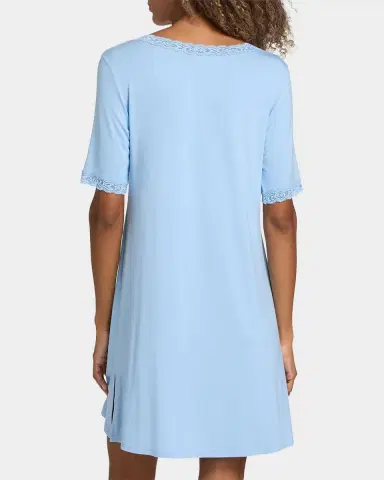 Natori Feathers Essentials Lace-Trim Jersey Sleepshirt | Thumbnail 3 Natori Feathers Essentials Lace-Trim Jersey Sleepshirt | Thumbnail 3
