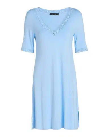 Natori Feathers Essentials Lace-Trim Jersey Sleepshirt | Thumbnail 1 Natori Feathers Essentials Lace-Trim Jersey Sleepshirt | Thumbnail 1