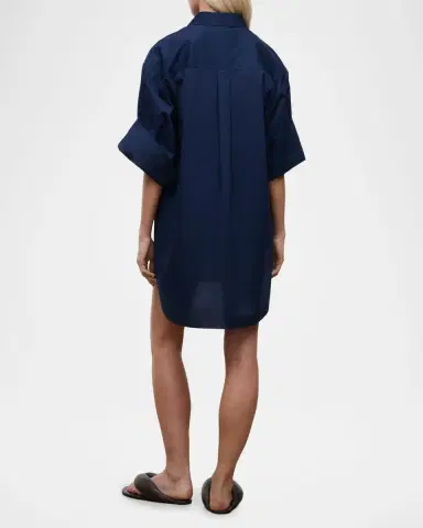 Staud Nico Mini Shirtdress | Thumbnail 3 Staud Nico Mini Shirtdress | Thumbnail 3