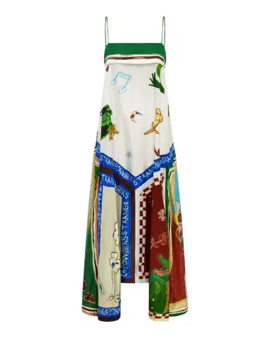 ALÉMAIS Tangible Love Silk Midi Dress | Thumbnail 1 ALÉMAIS Tangible Love Silk Midi Dress | Thumbnail 1