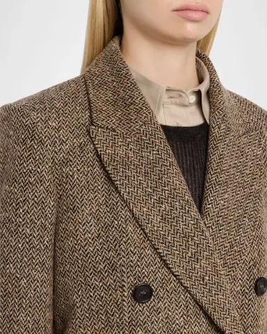 Brunello Cucinelli Sparkling Wool Herringbone Blazer | Thumbnail 5 Brunello Cucinelli Sparkling Wool Herringbone Blazer | Thumbnail 5