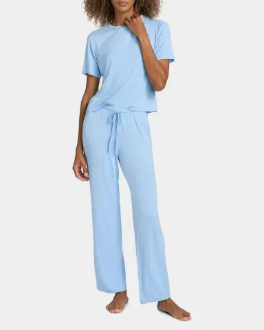 Natori Feathers Essentials Jersey Pajama Set | Thumbnail 2 Natori Feathers Essentials Jersey Pajama Set | Thumbnail 2