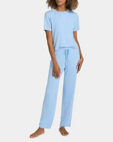 Natori Feathers Essentials Jersey Pajama Set | Thumbnail 4 Natori Feathers Essentials Jersey Pajama Set | Thumbnail 4