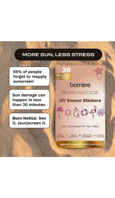 barrière Burn Notice UV Sensor Patches | Thumbnail 3 barrière Burn Notice UV Sensor Patches | Thumbnail 3