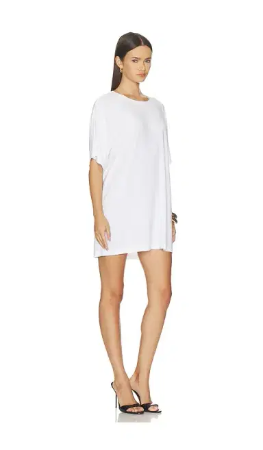 Norma Kamali x Lifestyle Short Sleeve Boxy Mini Dress | Thumbnail 2 Norma Kamali x Lifestyle Short Sleeve Boxy Mini Dress | Thumbnail 2