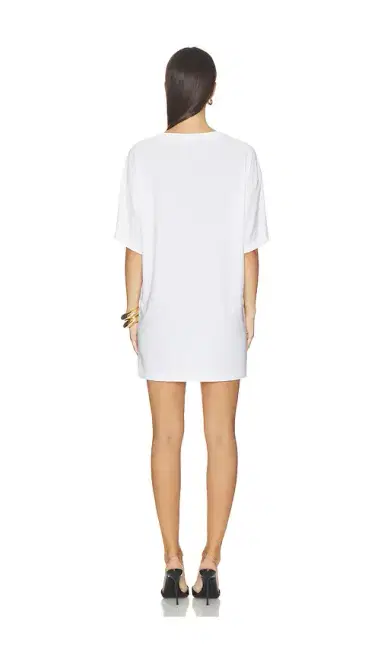Norma Kamali x Lifestyle Short Sleeve Boxy Mini Dress | Thumbnail 3 Norma Kamali x Lifestyle Short Sleeve Boxy Mini Dress | Thumbnail 3