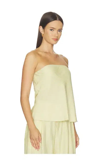 Mother of All Sana Strapless Linen Top | Thumbnail 2 Mother of All Sana Strapless Linen Top | Thumbnail 2