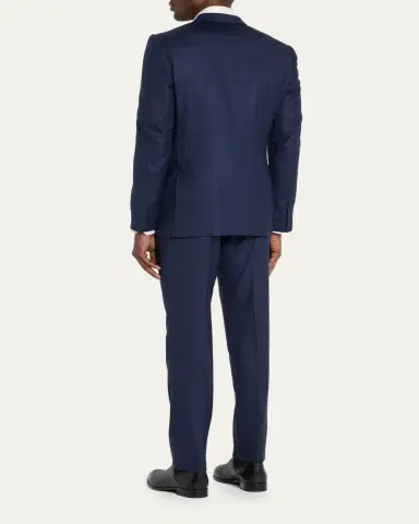 Zegna Men's Centoventimila Tonal Plaid Wool Suit | Thumbnail 3 Zegna Men's Centoventimila Tonal Plaid Wool Suit | Thumbnail 3