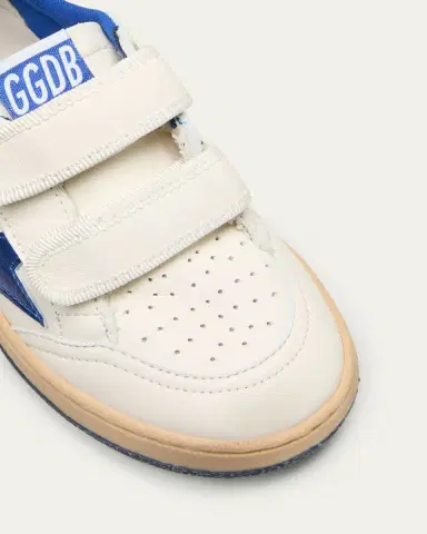 Golden Goose Kid's Ballstar Bicolor Dual-Grip Sneakers, Kids | Thumbnail 3 Golden Goose Kid's Ballstar Bicolor Dual-Grip Sneakers, Kids | Thumbnail 3