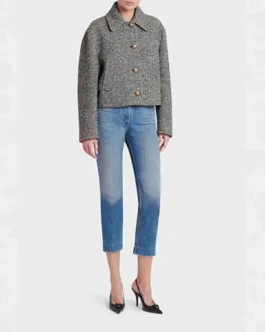 Valentino Garavani Boucle Wool Jacket | Thumbnail 2 Valentino Garavani Boucle Wool Jacket | Thumbnail 2