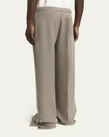 AMIRI Men's Logo Patch Wide-Leg Stretch Trousers | Thumbnail 3 AMIRI Men's Logo Patch Wide-Leg Stretch Trousers | Thumbnail 3