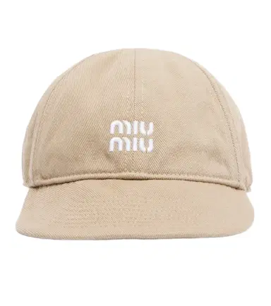 Miu Miu Logo denim baseball cap | Thumbnail 1 Miu Miu Logo denim baseball cap | Thumbnail 1