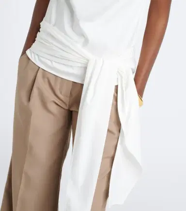 Proenza Schouler Zafira asymmetric cotton jersey top | Thumbnail 6 Proenza Schouler Zafira asymmetric cotton jersey top | Thumbnail 6