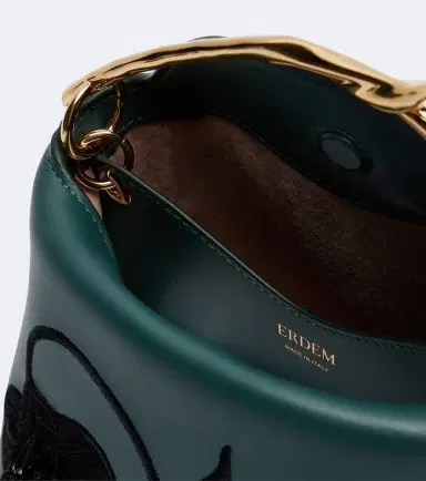 Erdem Bloom Mini embroidered leather top-handle bag | Thumbnail 3 Erdem Bloom Mini embroidered leather top-handle bag | Thumbnail 3