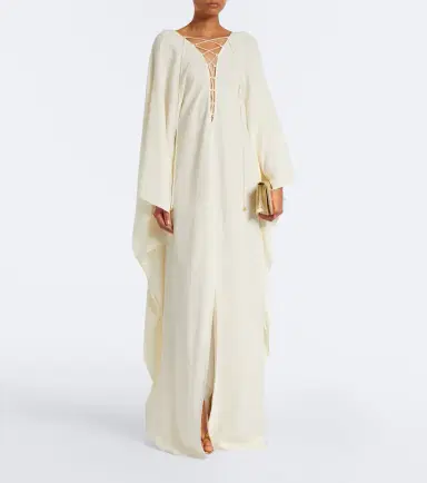 Taller Marmo Sahara crêpe cady kaftan | Thumbnail 2 Taller Marmo Sahara crêpe cady kaftan | Thumbnail 2