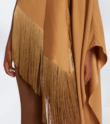 Taller Marmo Atlas fringed scarf-detail crêpe cady blouse | Thumbnail 6 Taller Marmo Atlas fringed scarf-detail crêpe cady blouse | Thumbnail 6