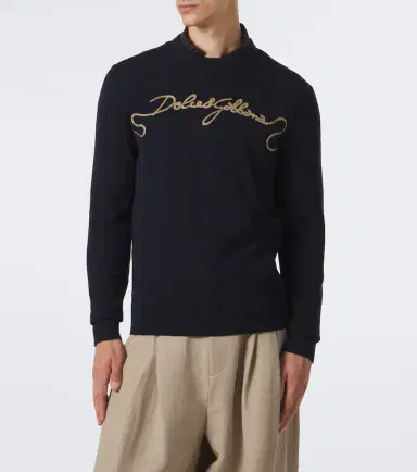Dolce & Gabbana Embroidered virgin wool sweater | Thumbnail 2 Dolce & Gabbana Embroidered virgin wool sweater | Thumbnail 2