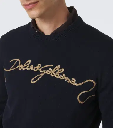 Dolce & Gabbana Embroidered virgin wool sweater | Thumbnail 4 Dolce & Gabbana Embroidered virgin wool sweater | Thumbnail 4