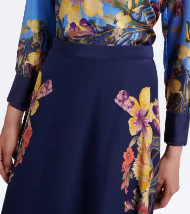 Etro Floral silk crêpe de chine maxi skirt | Thumbnail 2 Etro Floral silk crêpe de chine maxi skirt | Thumbnail 2