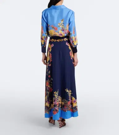 Etro Floral silk crêpe de chine maxi skirt | Thumbnail 6 Etro Floral silk crêpe de chine maxi skirt | Thumbnail 6