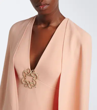 Elie Saab Embellished caped cady gown | Thumbnail 5 Elie Saab Embellished caped cady gown | Thumbnail 5