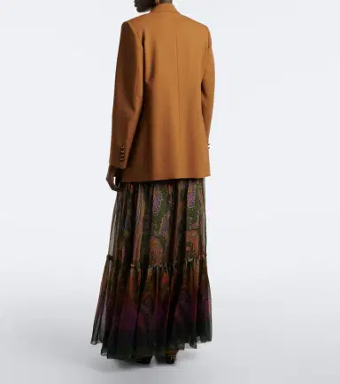 Etro Paisley silk tiered maxi skirt | Thumbnail 4 Etro Paisley silk tiered maxi skirt | Thumbnail 4