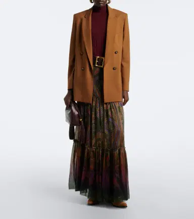 Etro Paisley silk tiered maxi skirt | Thumbnail 5 Etro Paisley silk tiered maxi skirt | Thumbnail 5