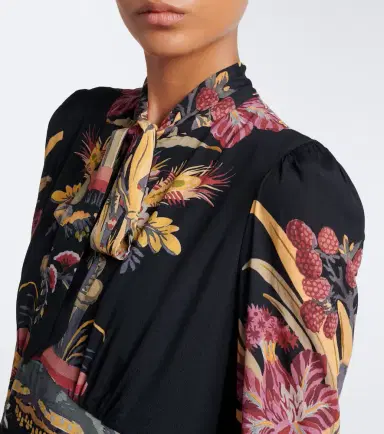 Etro Printed crêpe de chine maxi dress | Thumbnail 4 Etro Printed crêpe de chine maxi dress | Thumbnail 4