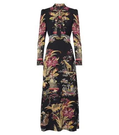 Etro Printed crêpe de chine maxi dress | Thumbnail 1 Etro Printed crêpe de chine maxi dress | Thumbnail 1