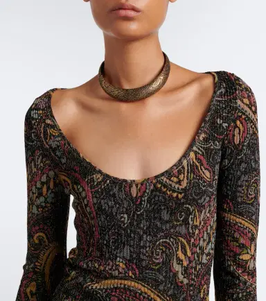 Etro Paisley ribbed-knit top | Thumbnail 2 Etro Paisley ribbed-knit top | Thumbnail 2