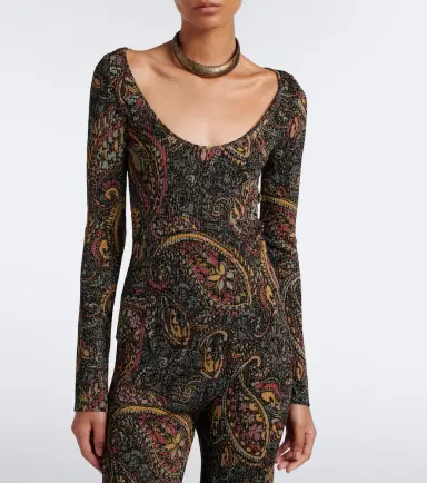 Etro Paisley ribbed-knit top | Thumbnail 6 Etro Paisley ribbed-knit top | Thumbnail 6