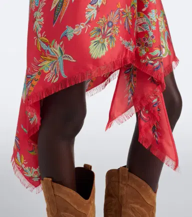 Etro Paisley asymmetric silk twill miniskirt | Thumbnail 5 Etro Paisley asymmetric silk twill miniskirt | Thumbnail 5