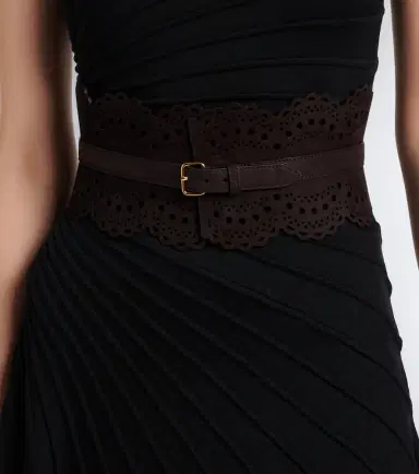 Alaïa Alaïa Vienne suede corset belt | Thumbnail 3 Alaïa Alaïa Vienne suede corset belt | Thumbnail 3
