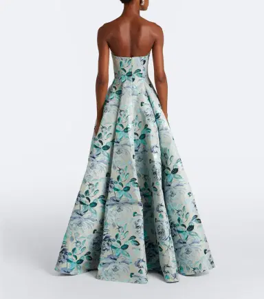 Markarian Laila floral brocade bustier gown | Thumbnail 2 Markarian Laila floral brocade bustier gown | Thumbnail 2
