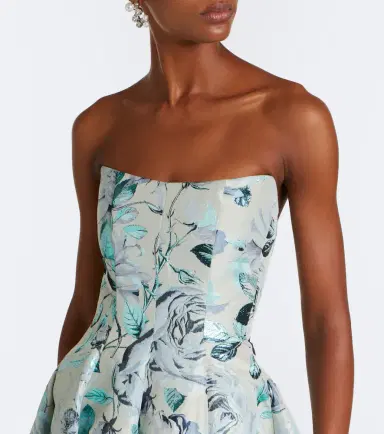 Markarian Laila floral brocade bustier gown | Thumbnail 4 Markarian Laila floral brocade bustier gown | Thumbnail 4