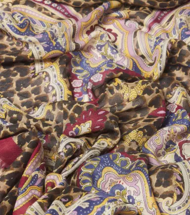 Etro Printed modal and cashmere scarf | Thumbnail 2 Etro Printed modal and cashmere scarf | Thumbnail 2