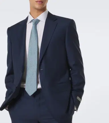 Brioni Silk jacquard tie | Thumbnail 2 Brioni Silk jacquard tie | Thumbnail 2