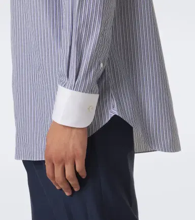 Brioni William striped cotton poplin shirt | Thumbnail 4 Brioni William striped cotton poplin shirt | Thumbnail 4