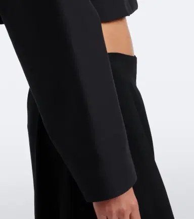 Alaïa Alaïa Cropped cotton and silk jacket | Thumbnail 5 Alaïa Alaïa Cropped cotton and silk jacket | Thumbnail 5