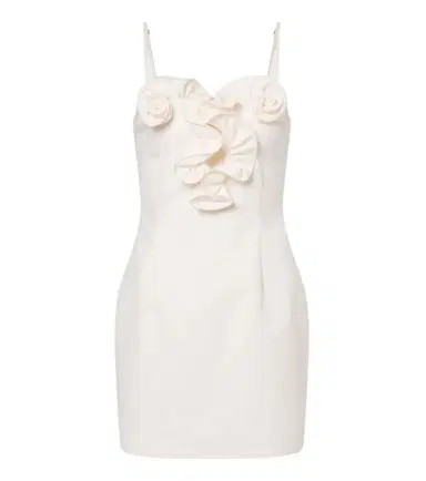 Magda Butrym Floral-appliqué cotton minidress | Thumbnail 1 Magda Butrym Floral-appliqué cotton minidress | Thumbnail 1