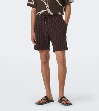 Frescobol Carioca Terry-trimmed cotton-blend shorts | Thumbnail 2 Frescobol Carioca Terry-trimmed cotton-blend shorts | Thumbnail 2