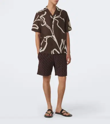 Frescobol Carioca Terry-trimmed cotton-blend shorts | Thumbnail 3 Frescobol Carioca Terry-trimmed cotton-blend shorts | Thumbnail 3