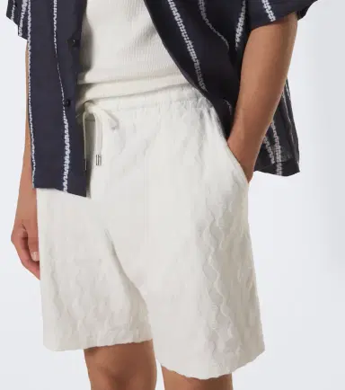 Frescobol Carioca Terry-trimmed cotton blend shorts | Thumbnail 3 Frescobol Carioca Terry-trimmed cotton blend shorts | Thumbnail 3
