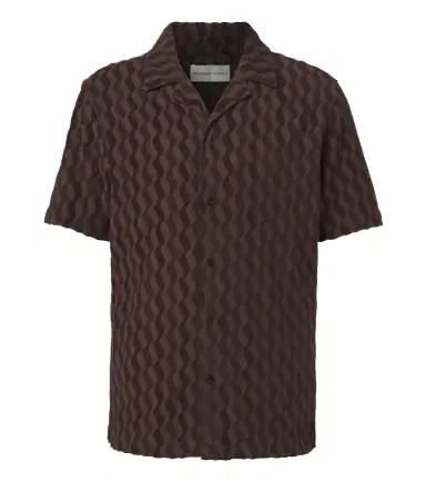 Frescobol Carioca Terry-trimmed cotton-blend bowling shirt | Thumbnail 1 Frescobol Carioca Terry-trimmed cotton-blend bowling shirt | Thumbnail 1