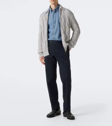 Incotex Cotton chambray shirt | Thumbnail 6 Incotex Cotton chambray shirt | Thumbnail 6