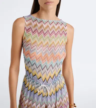 Missoni Zigzag open-back lamé jumpsuit | Thumbnail 2 Missoni Zigzag open-back lamé jumpsuit | Thumbnail 2