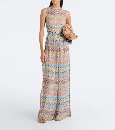 Missoni Zigzag open-back lamé jumpsuit | Thumbnail 4 Missoni Zigzag open-back lamé jumpsuit | Thumbnail 4