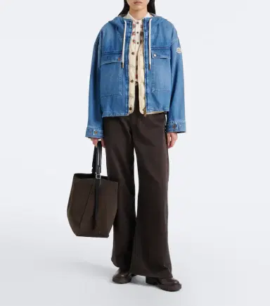 Moncler Carlo suede shoulder bag | Thumbnail 6 Moncler Carlo suede shoulder bag | Thumbnail 6