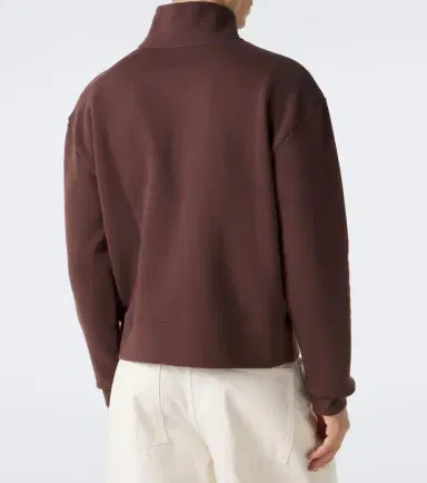 Studio Nicholson Cotton jersey half-zip sweatshirt | Thumbnail 4 Studio Nicholson Cotton jersey half-zip sweatshirt | Thumbnail 4
