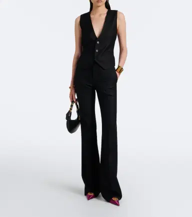 Saint Laurent Cosmo embellished satin crêpe mules | Thumbnail 5 Saint Laurent Cosmo embellished satin crêpe mules | Thumbnail 5